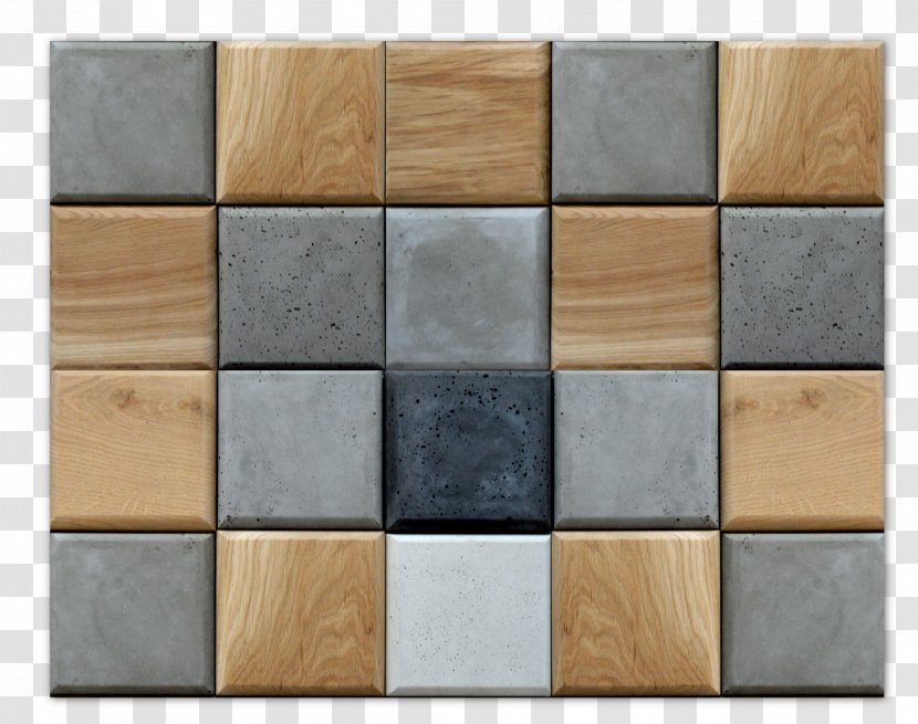 Concrete Wood Stain Material Square Transparent PNG
