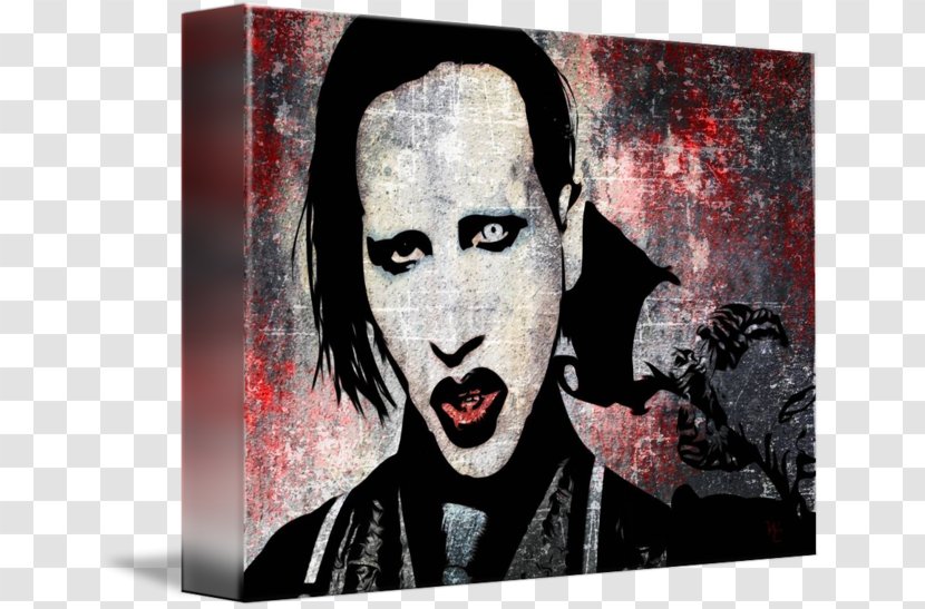 Marilyn Manson The Beautiful People Modern Art Painting - Pop Transparent PNG