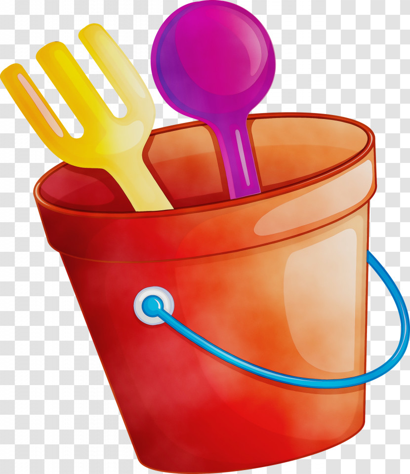 Spoon Plastic Orange S.a. Transparent PNG