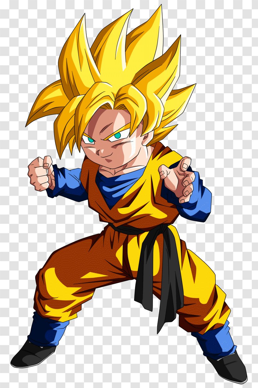 Gotenks Trunks Gohan Goku - Silhouette Transparent PNG