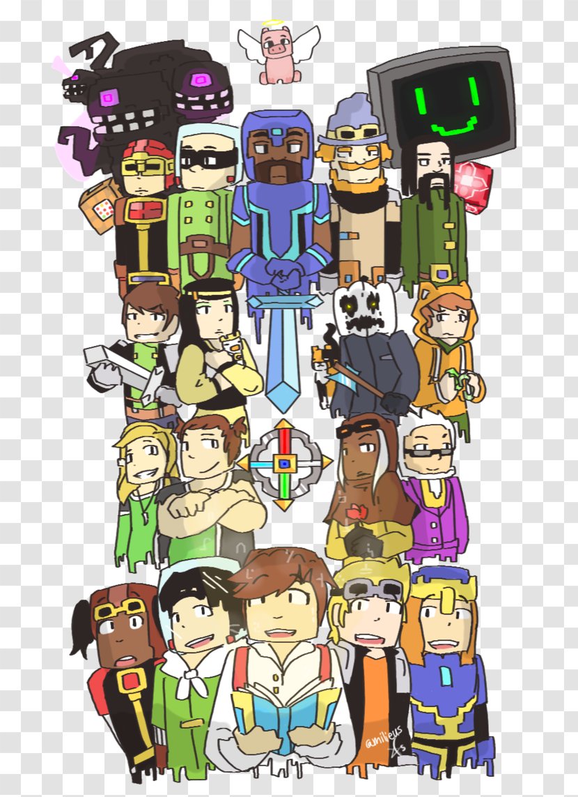 Minecraft: Story Mode Video Game Drawing Telltale Games - Cartoon Transparent PNG