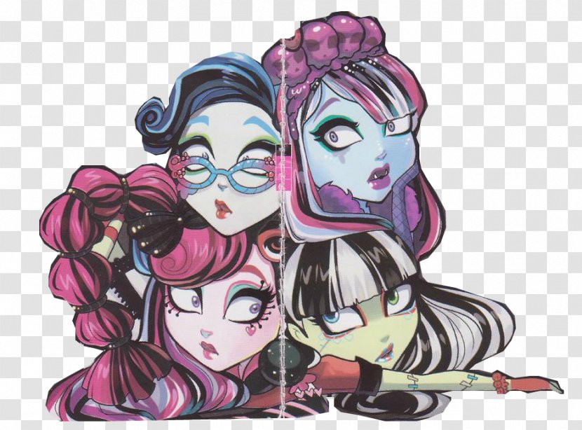 Frankie Stein Monster High Doll - Watercolor - Sweet Wind Transparent PNG