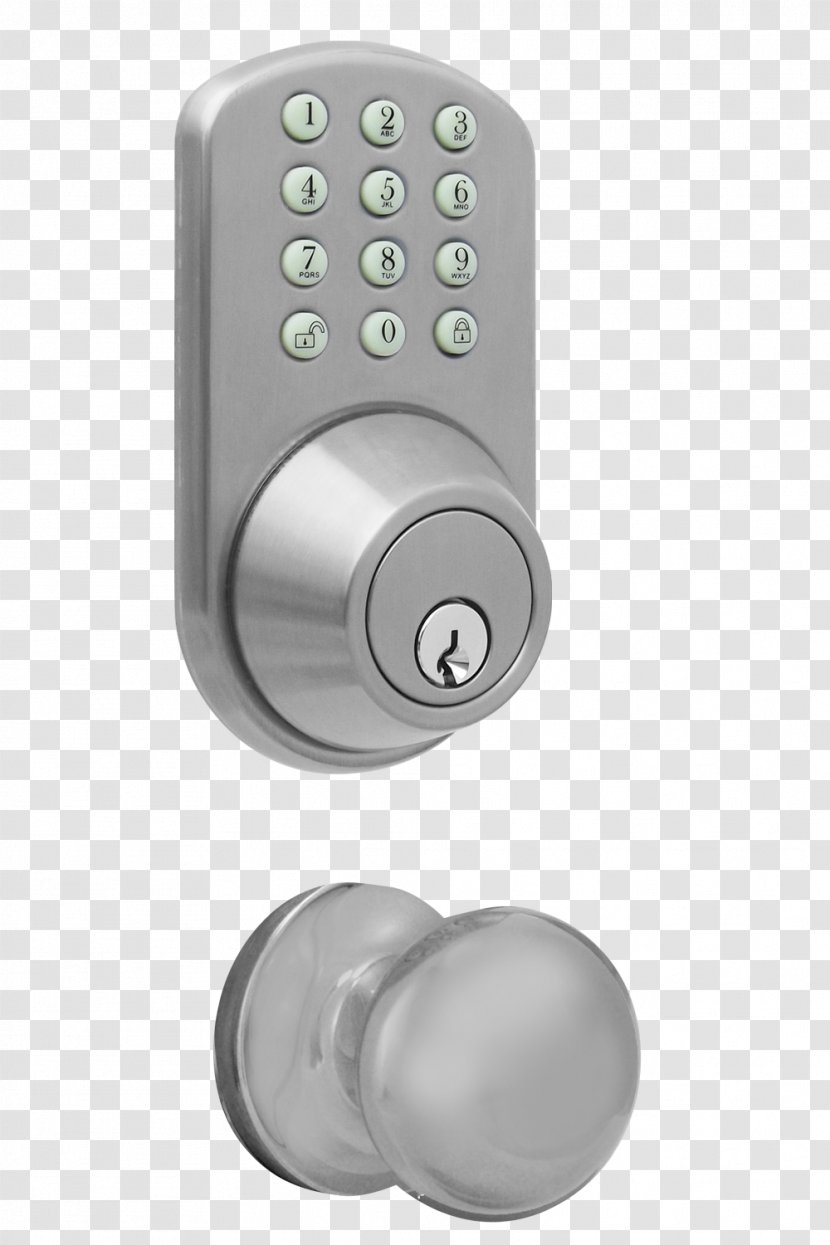 Dead Bolt Door Handle Electronic Lock Lockset - Locks Transparent PNG