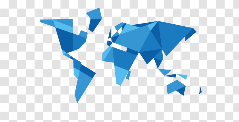 World Map Geometric Shape Three-dimensional Space - Information Transparent PNG