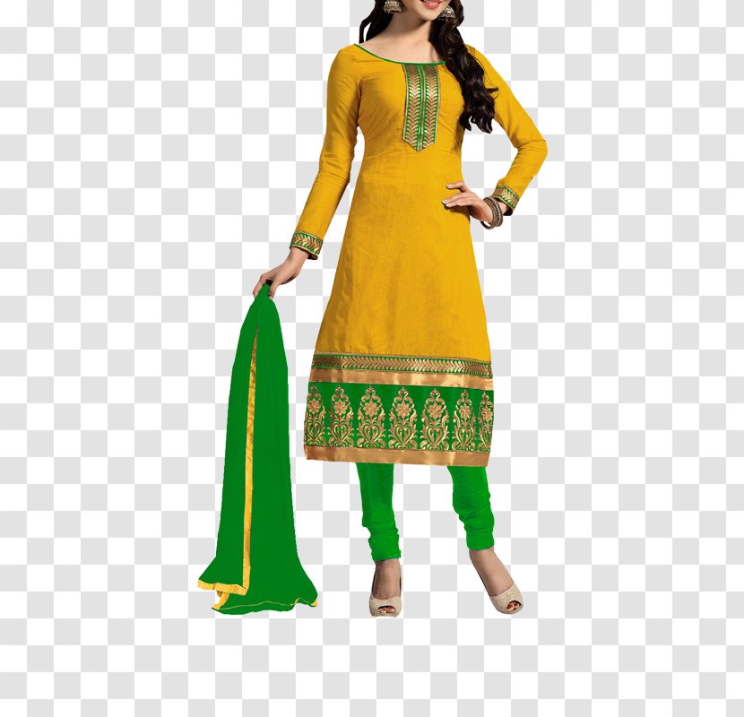 Chanderi Shalwar Kameez Suit Choli Dupatta Transparent PNG