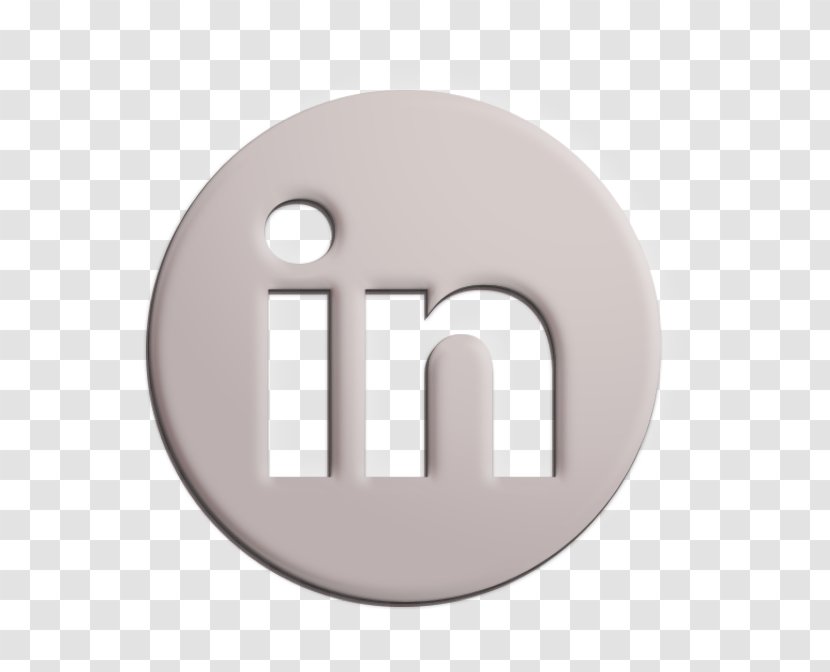 Social Media Logo - Linkedin Icon - Metal Number Transparent PNG