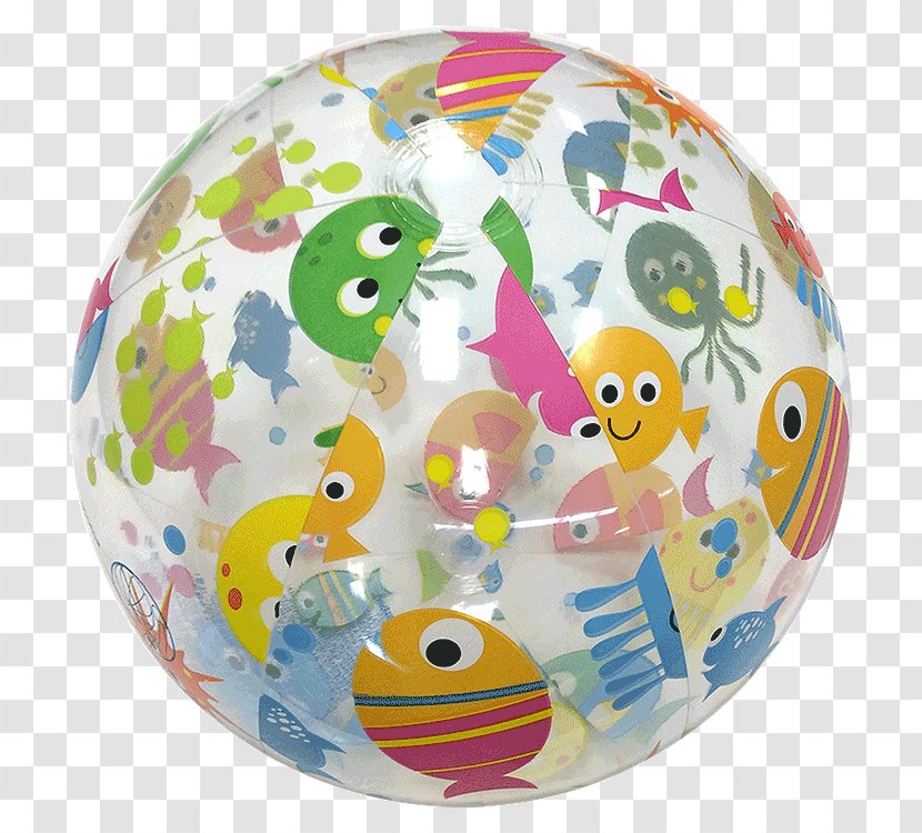 Beach Ball Inflatable Balloon Transparent PNG