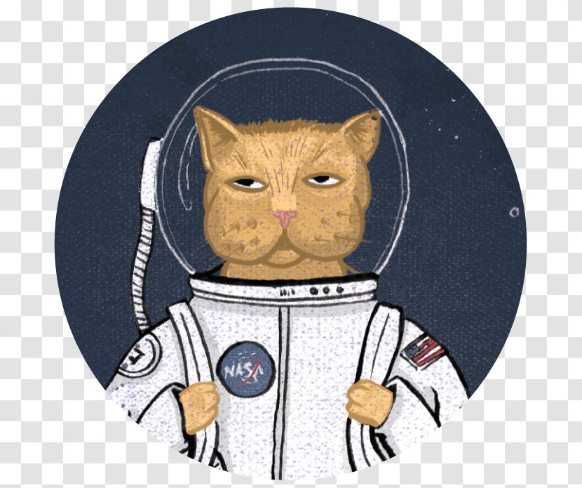 Whiskers Cat Etsy Astronaut - Small To Medium Sized Cats Transparent PNG
