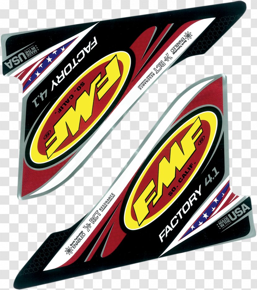 Exhaust System Decal Sticker FMF Racing - Logo Transparent PNG