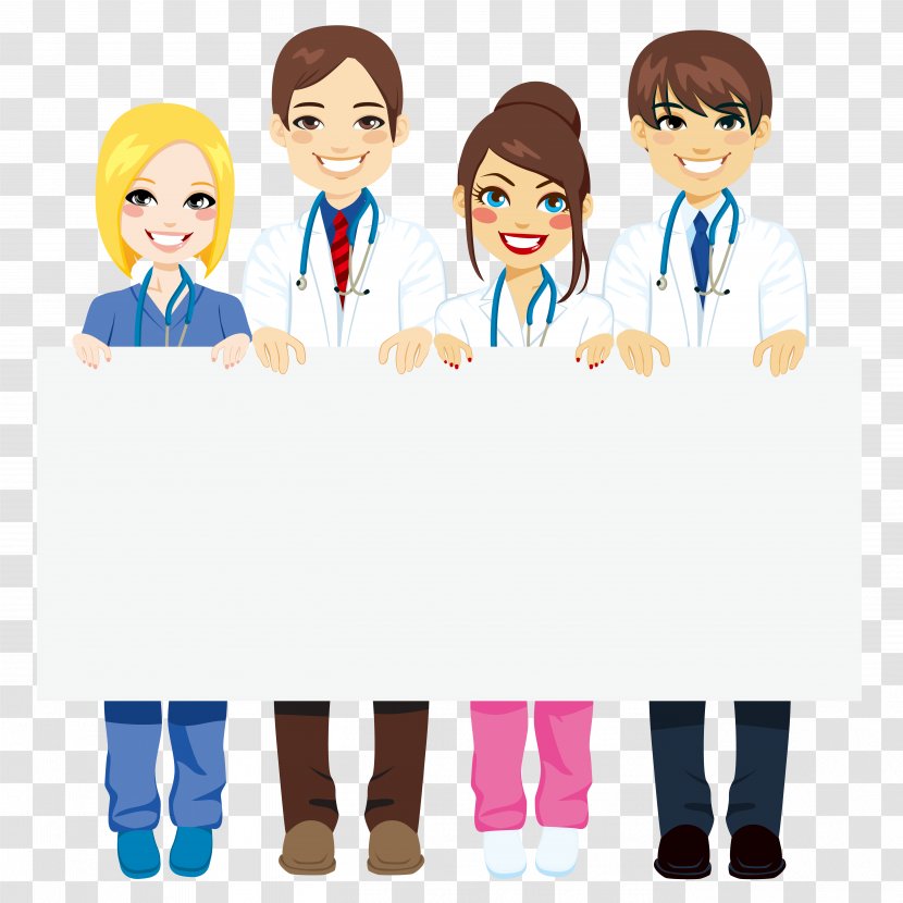 Physician Cartoon Clip Art - Human Behavior - Doctors Transparent PNG