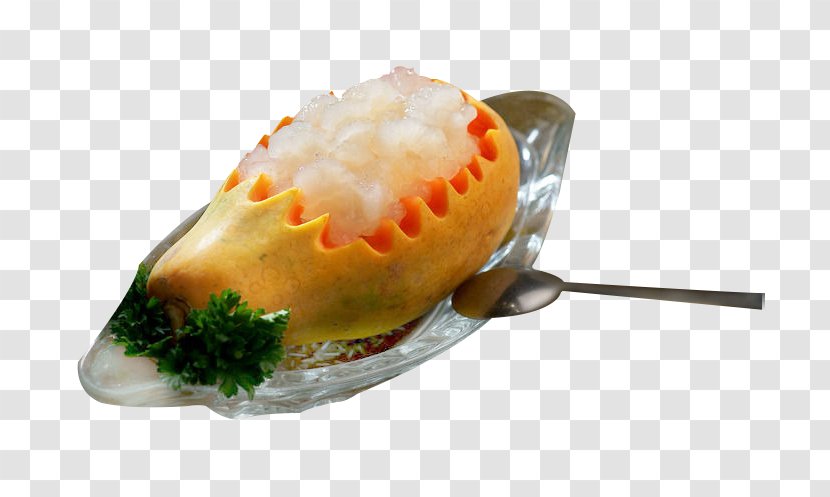 Dish Recipe Animal Source Foods - Papaya Hashima Transparent PNG