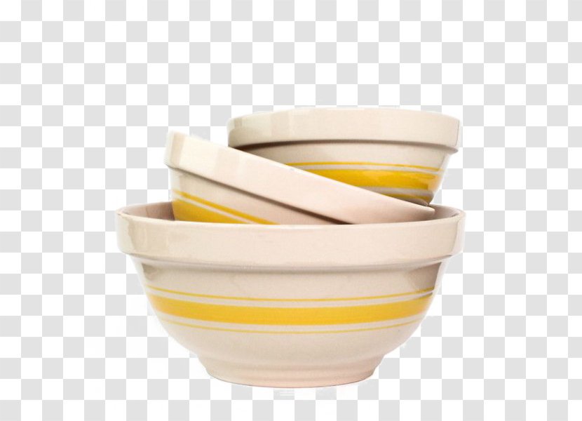 Bowl Ceramic Tableware Kitchen Plate - Grilling - Yellow Stripe Decorative Sand Transparent PNG