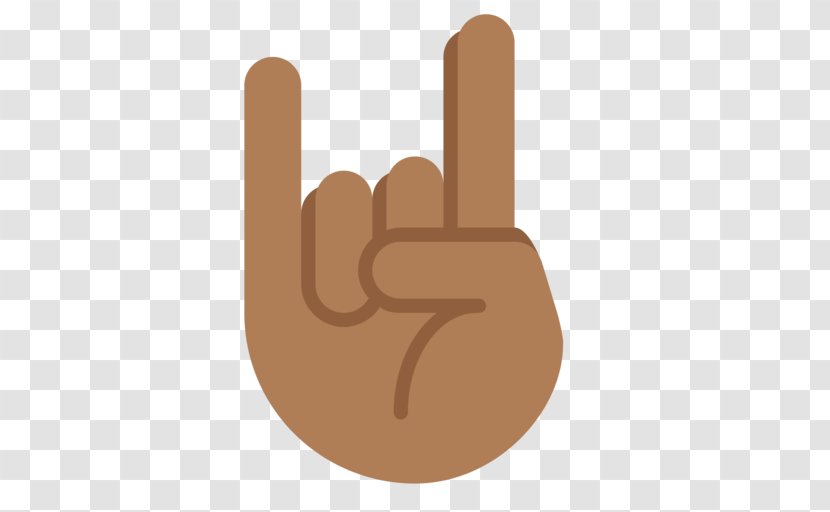 Emoji Sign Of The Horns Hand Gesture Emoticon - Rock Transparent PNG