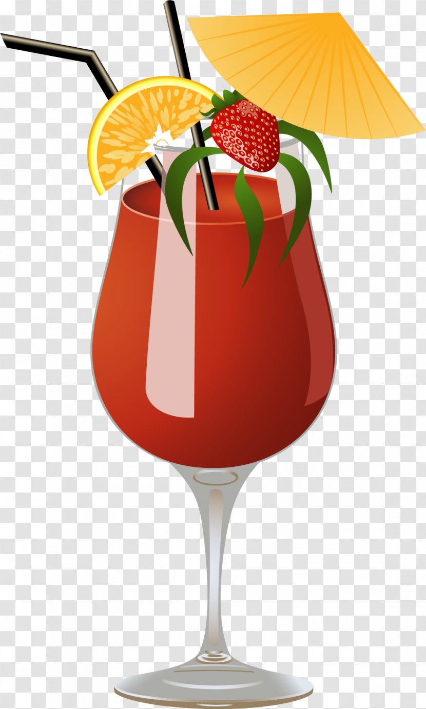 Ice Cream Cocktail Milkshake Tea - Daiquiri - Tomato Juice Transparent PNG