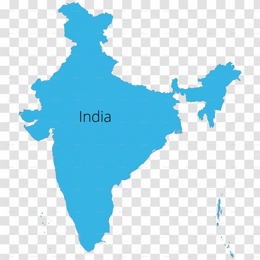 India Map Clip Art - Area - States Vector Transparent PNG