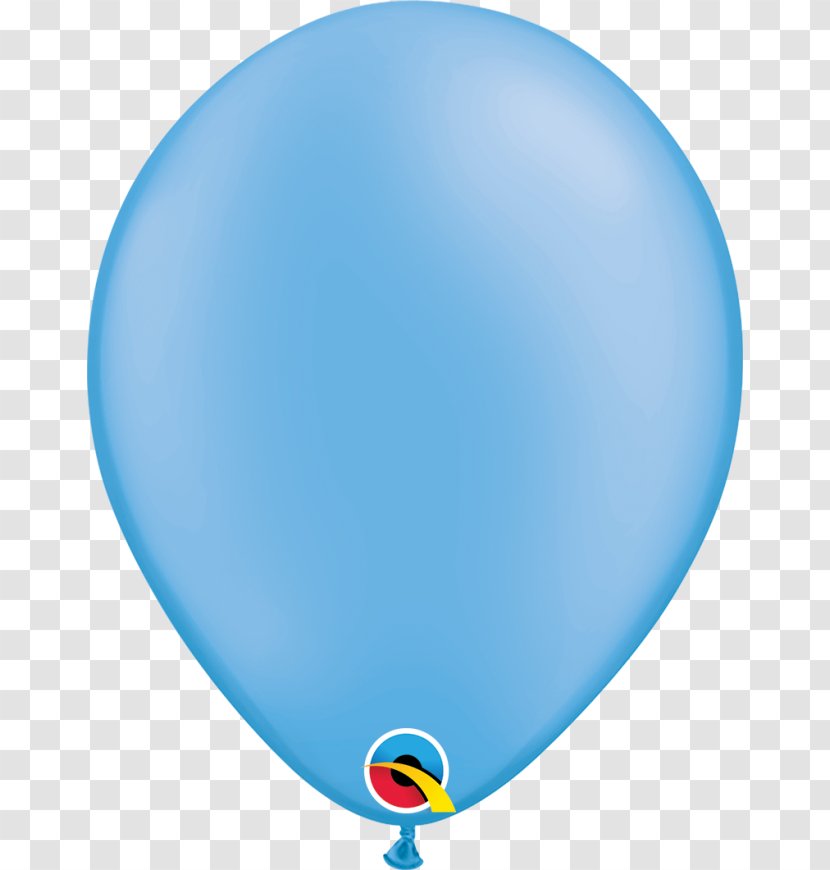 Hot Air Balloon Gold Helium Latex - Electric Blue Transparent PNG