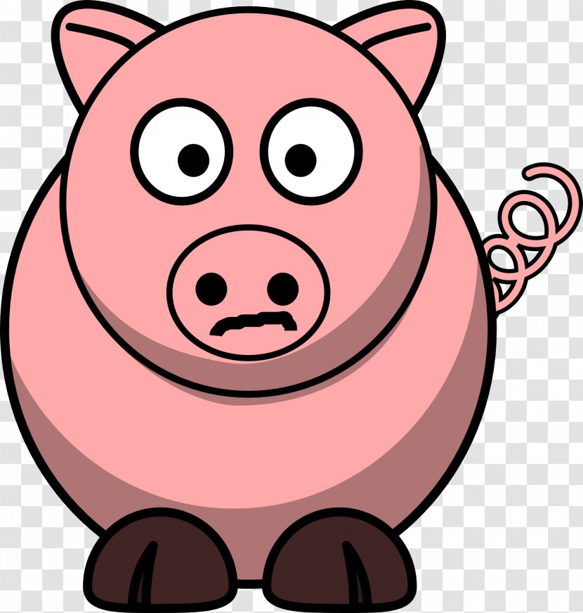 Piglet Pig Roast Cartoon Clip Art - Like Mammal Transparent PNG