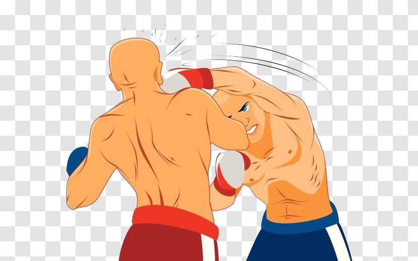 Boxing Cartoon Punch Illustration - Flower - Face Transparent PNG