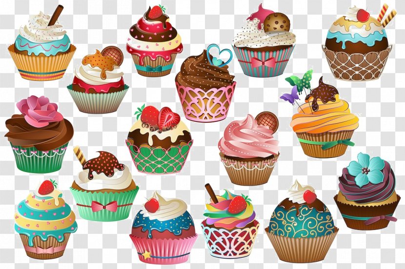 Delicious Cupcakes American Muffins Clip Art - Baking Cup - Cupkakes Infographic Transparent PNG