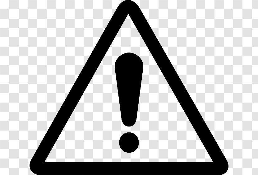 Exclamation Mark Interjection Question Warning Sign Punctuation - Triangle - Full Stop Transparent PNG