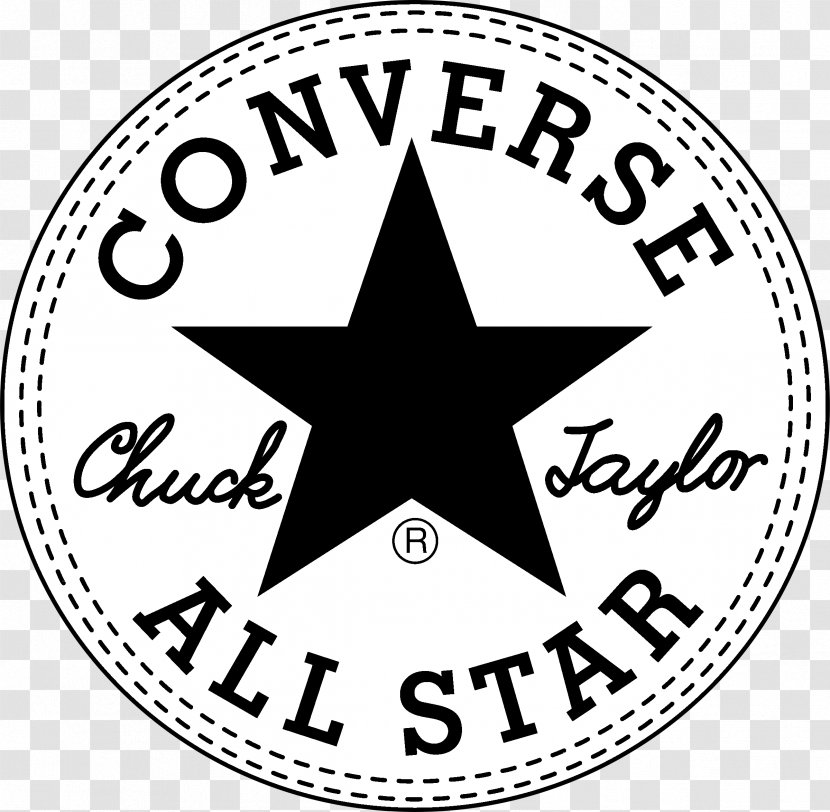 Chuck Taylor All-Stars Converse Logo Image - Black And White - Born To Ride Vector Transparent PNG