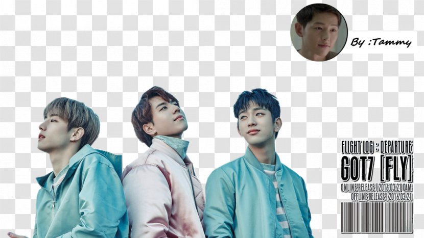 GOT7 Flight Log: Departure Fly K-pop Paradise - Watercolor Transparent PNG