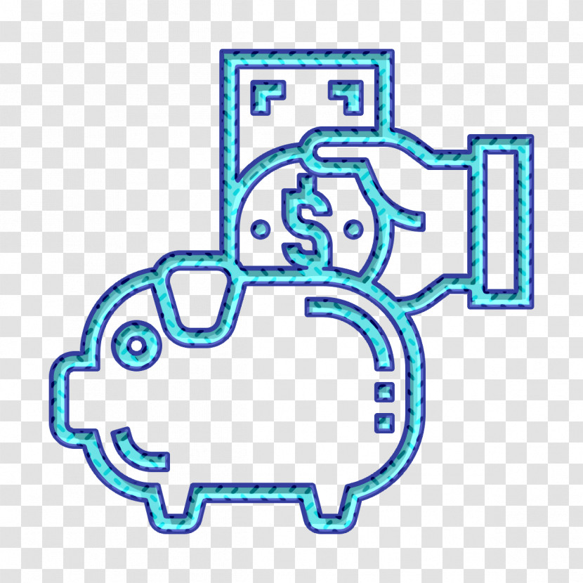 Piggy Bank Icon Saving And Investment Icon Save Icon Transparent PNG