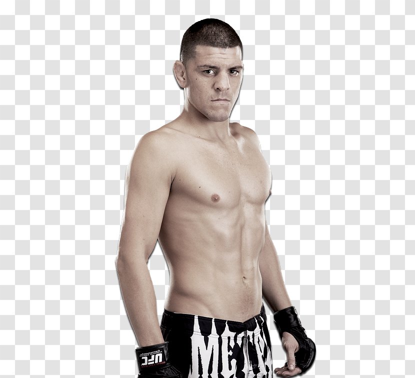 Nate Diaz Mixed Martial Arts UFC 158: St-Pierre Vs. Combat Boxing - Watercolor Transparent PNG