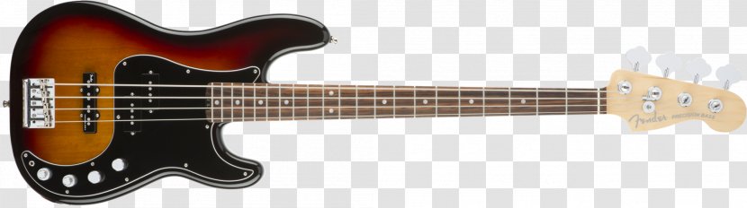 Fender Precision Bass V Guitar Squier American Elite - Silhouette Transparent PNG