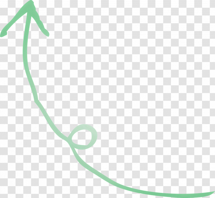 Curved Arrow Transparent PNG