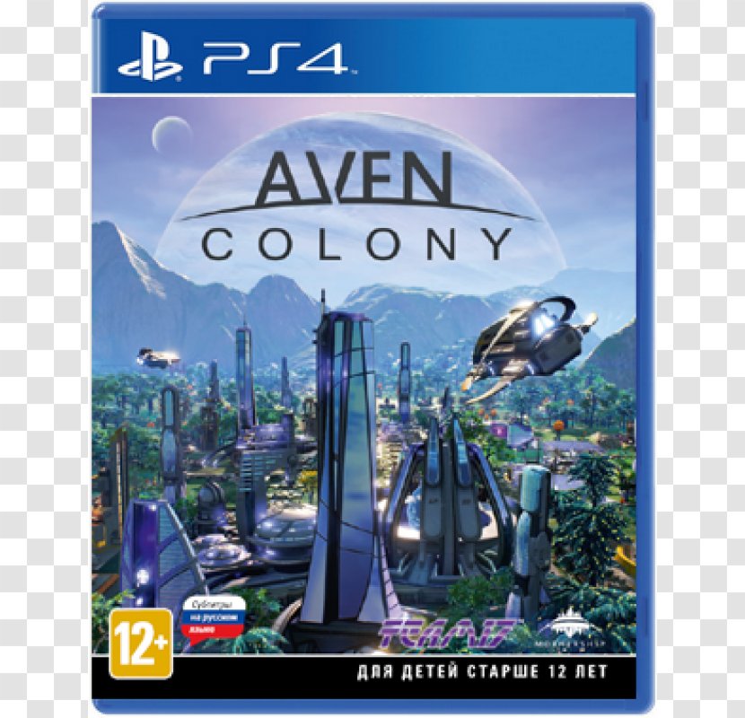 Aven Colony PlayStation 4 Constructor Video Game - Mothership Entertainment Transparent PNG