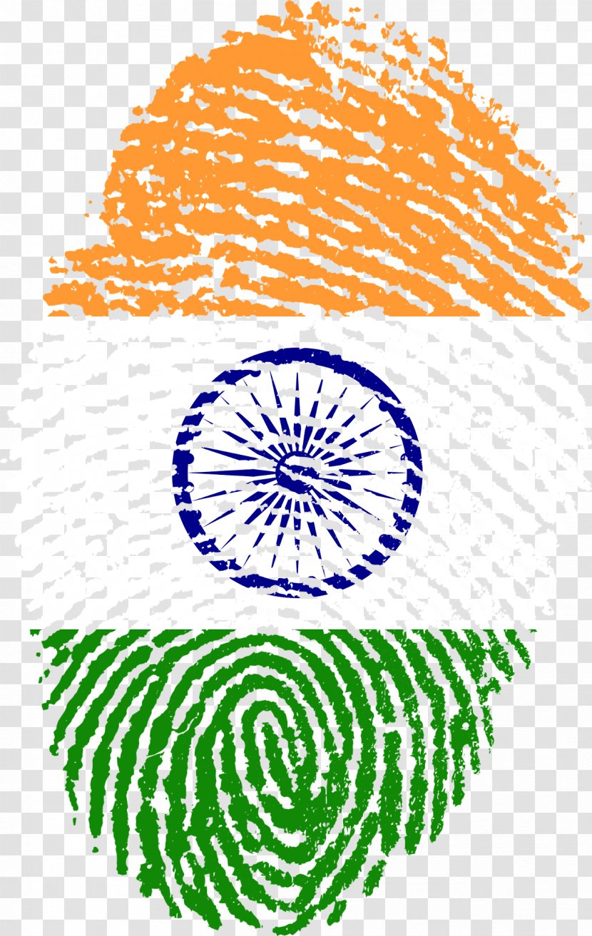 Fingerprint Flag Of India Brazil The United Arab Emirates - Plant - Hand Print Transparent PNG