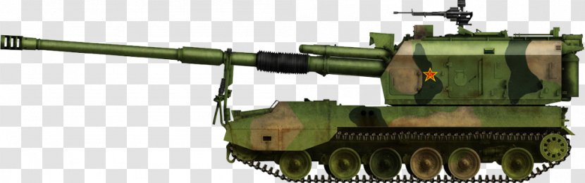 Tank Self-propelled Artillery Gun PLZ-05 Military - Self Propelled Transparent PNG