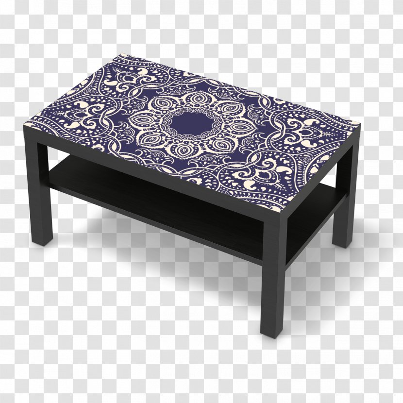 Coffee Tables Furniture Wood IKEA - Blue Mandala Transparent PNG