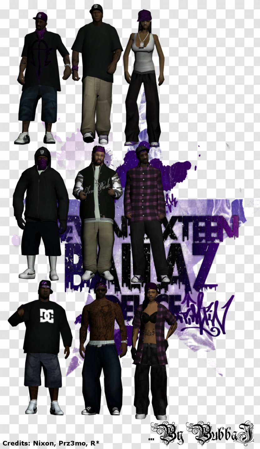 Grand Theft Auto: San Andreas Multiplayer Auto V Mod Video Game - Costume Design Transparent PNG