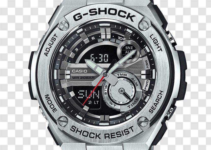 Master Of G G-Shock Shock-resistant Watch Casio - Chronograph - Gst Transparent PNG