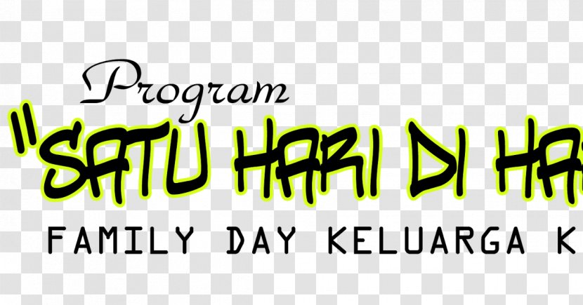 Satu Hari Di Raya Logo FYI Brand Sense - Yellow - Family Day Transparent PNG