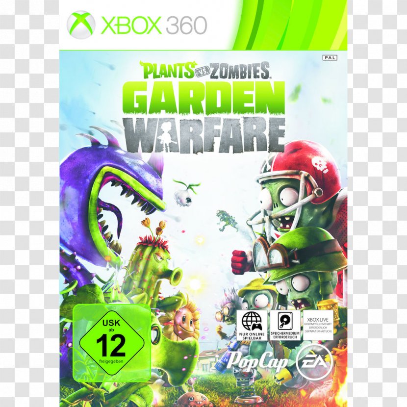 Plants Vs. Zombies: Garden Warfare 2 Xbox 360 Video Game - One Transparent PNG