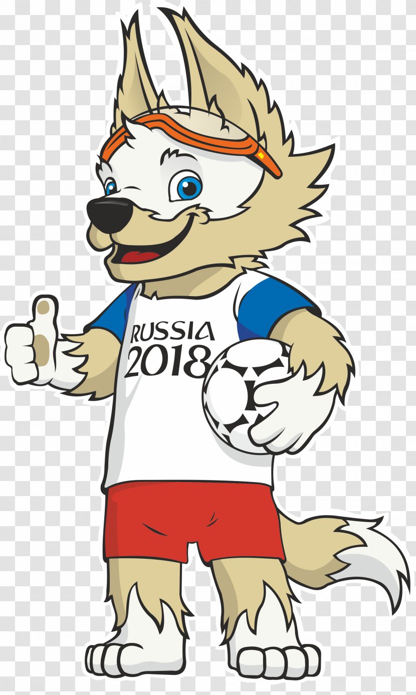 2018 World Cup 2017 FIFA Confederations Zabivaka Russia National Football Team Official Mascots - Silhouette Transparent PNG