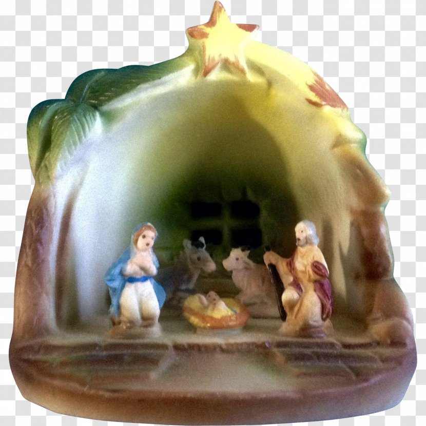 Nativity Scene Figurine - Decor - Baby Jesus Manger Images Transparent PNG