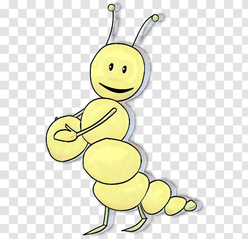 Honey Bee Insect Clip Art Illustration - Smile - Honeybee Transparent PNG