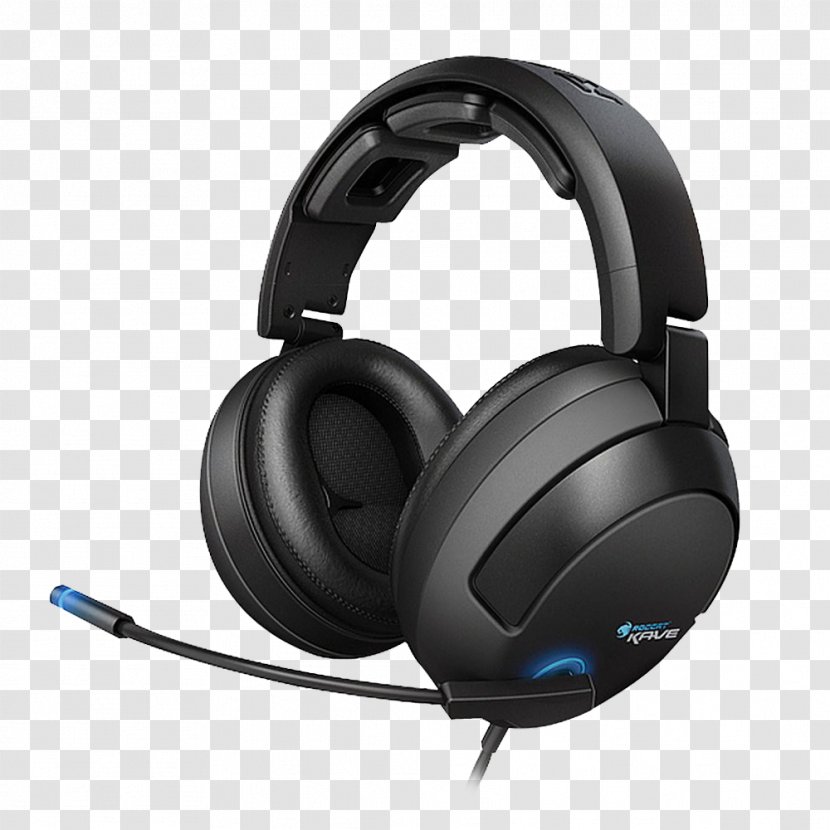 Microphone Headphones ROCCAT Kave - Roccat - HeadsetFull Size XTDSurround Transparent PNG