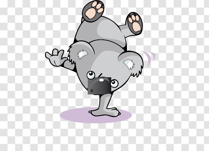 Koala Cartoon Drawing - Human Behavior - Handsome Laugh Transparent PNG