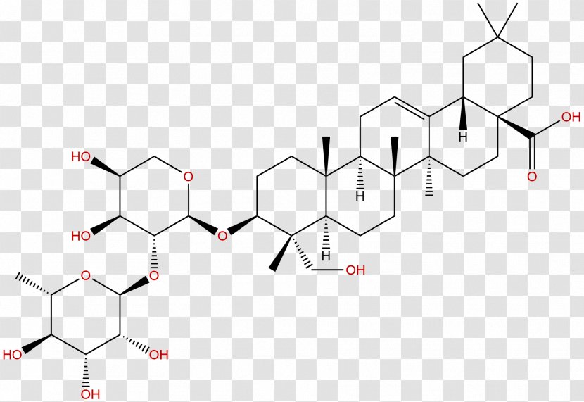 Oleanolic Acid Triterpene Maslinic Ursolic - Phytochemicals Transparent PNG