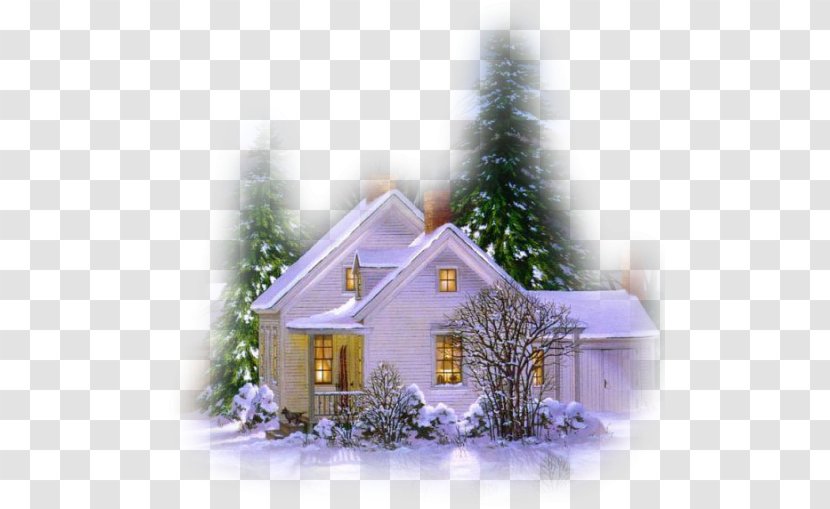 Clip Art - Image File Formats - Winnter House Picture Transparent PNG