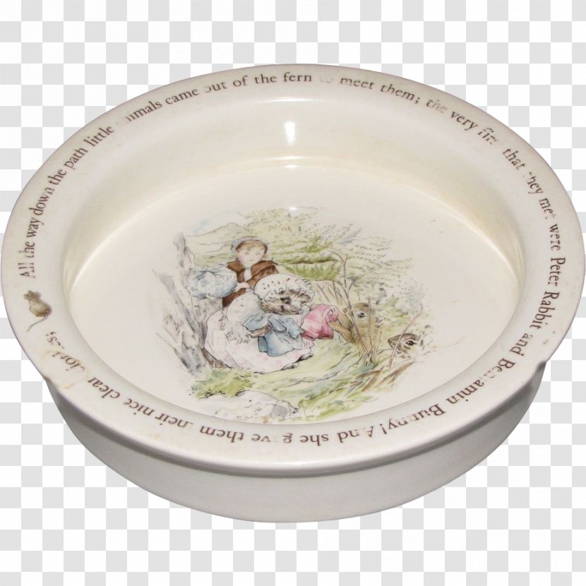 The Tale Of Mrs. Tiggy-Winkle Plate Wedgwood- Peter Rabbit Potter Library: Tiggy Winkle Tableware - Nursery Transparent PNG