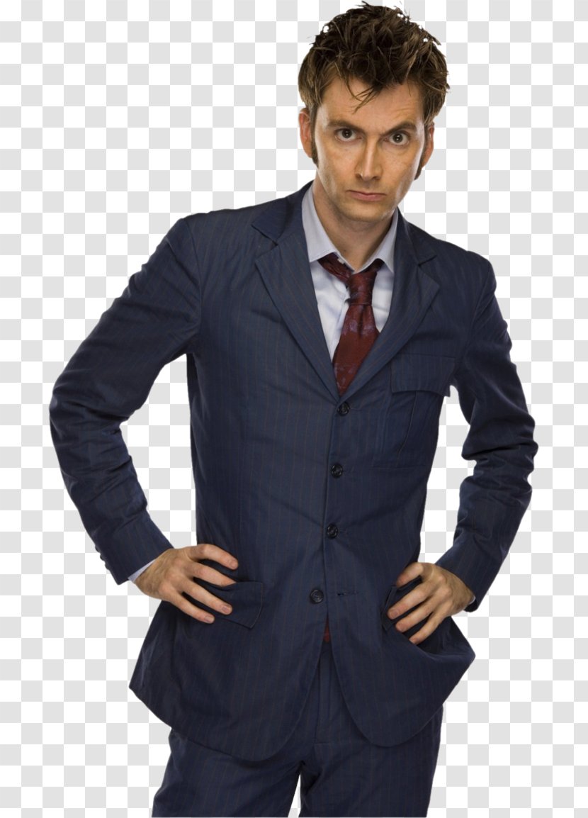 David Tennant Tenth Doctor Who Suit - Sleeve Transparent PNG