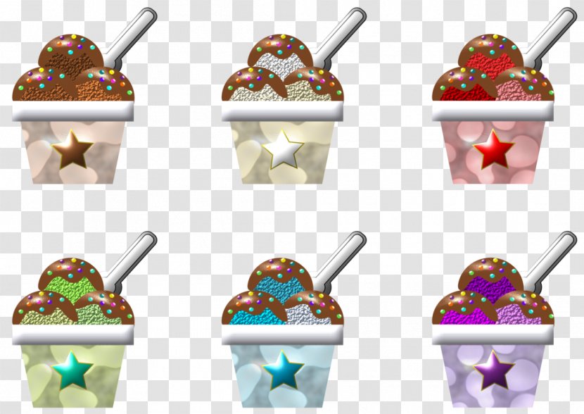 Sundae Ice Cream Cones Lollipop Caramel - Torte Transparent PNG