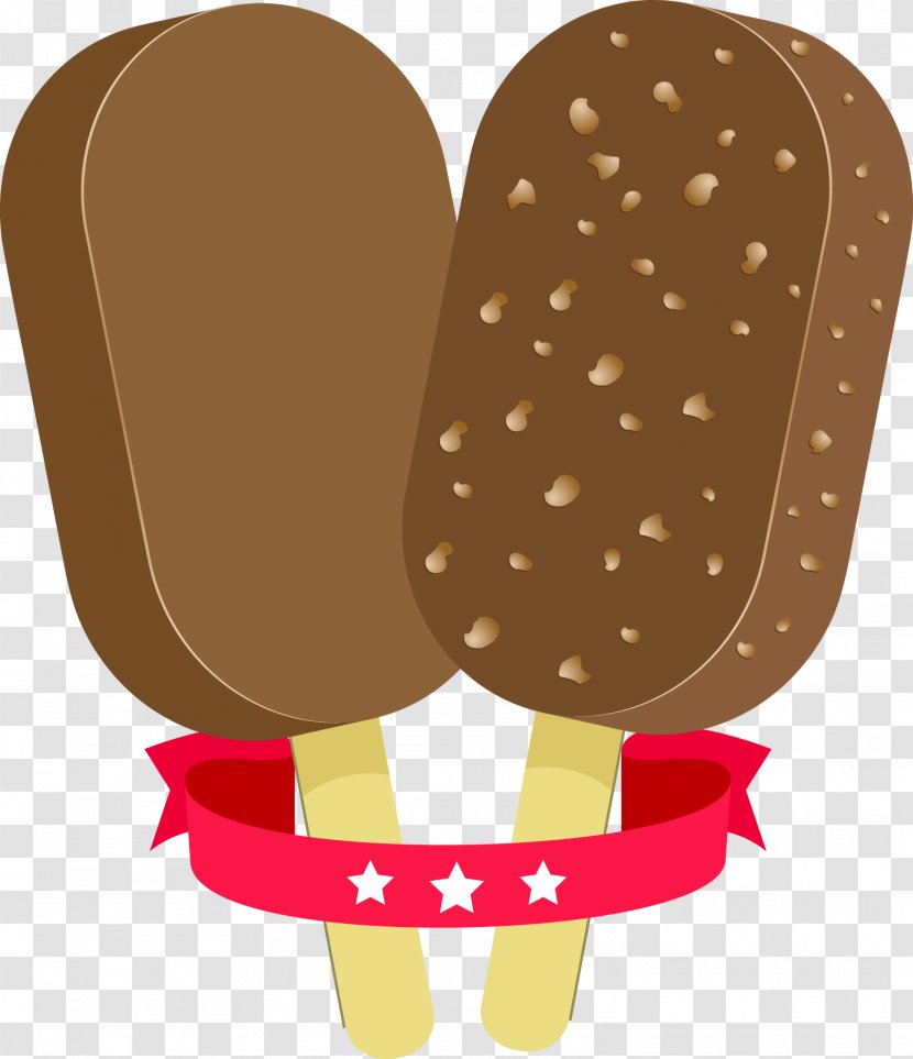 Ice Cream Pop Flavor - Food - Vector Hand-painted Chocolate Popsicles Transparent PNG