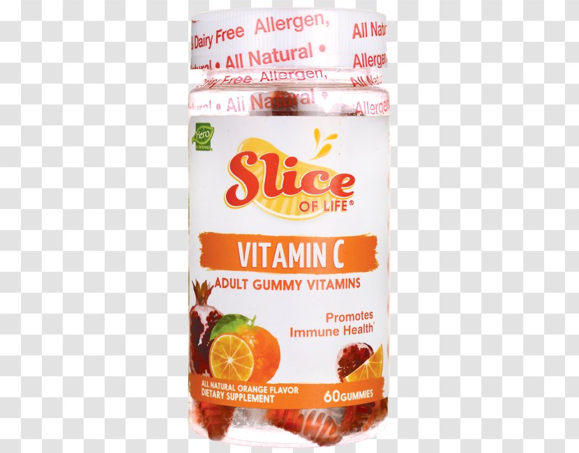 Gummi Candy Dietary Supplement Natural Foods Vitamin C - Diet Food - Orange Gummy Transparent PNG